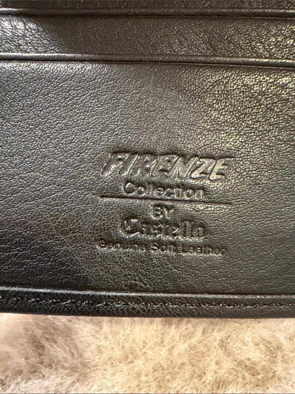 Castello Men's Black Leather Bi-Fold Wallet
